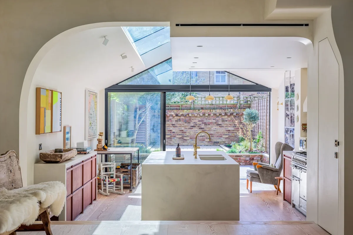 Profile Plastering London - Luxury Stone Microcement Kitchen London and the South East