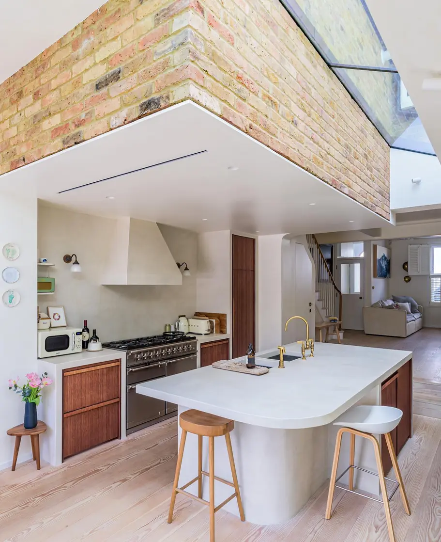 Profile Plastering London - Clay Lime Plaster Kitchens and living spaces